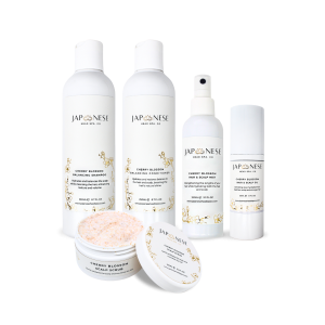 JAPANESE HEAD SPA CO - CHERRY BLOSSOM - STARTER KIT (5 ITEMS)
