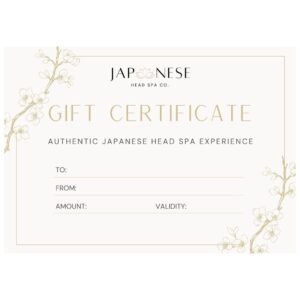Japanese Head Spa Gift Voucher