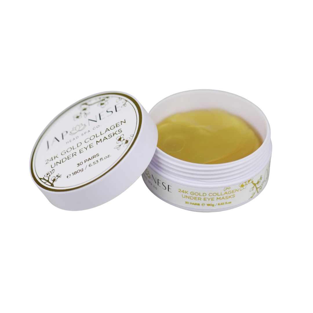 180.jpg Japanese Head Spa Co. 24k Gold Collagen Undereye Masks