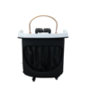 Japanese Head Spa Black Circle Hybrid Unit Plumbed (inc. Steamer, Steamer Hood & Water Heater)