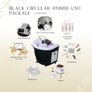 Black Circular Hybrid Unit Plumbed with Face-To-Face Training | Show Offer