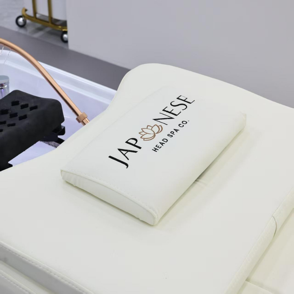 Japanese Head Spa Cream Full Bed Unit Plumbed (inc. Steamer, Steamer Hood & Water Heater)