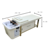 Japanese Head Spa Cream Full Bed Unit with Gold Frame- Non-Plumbed