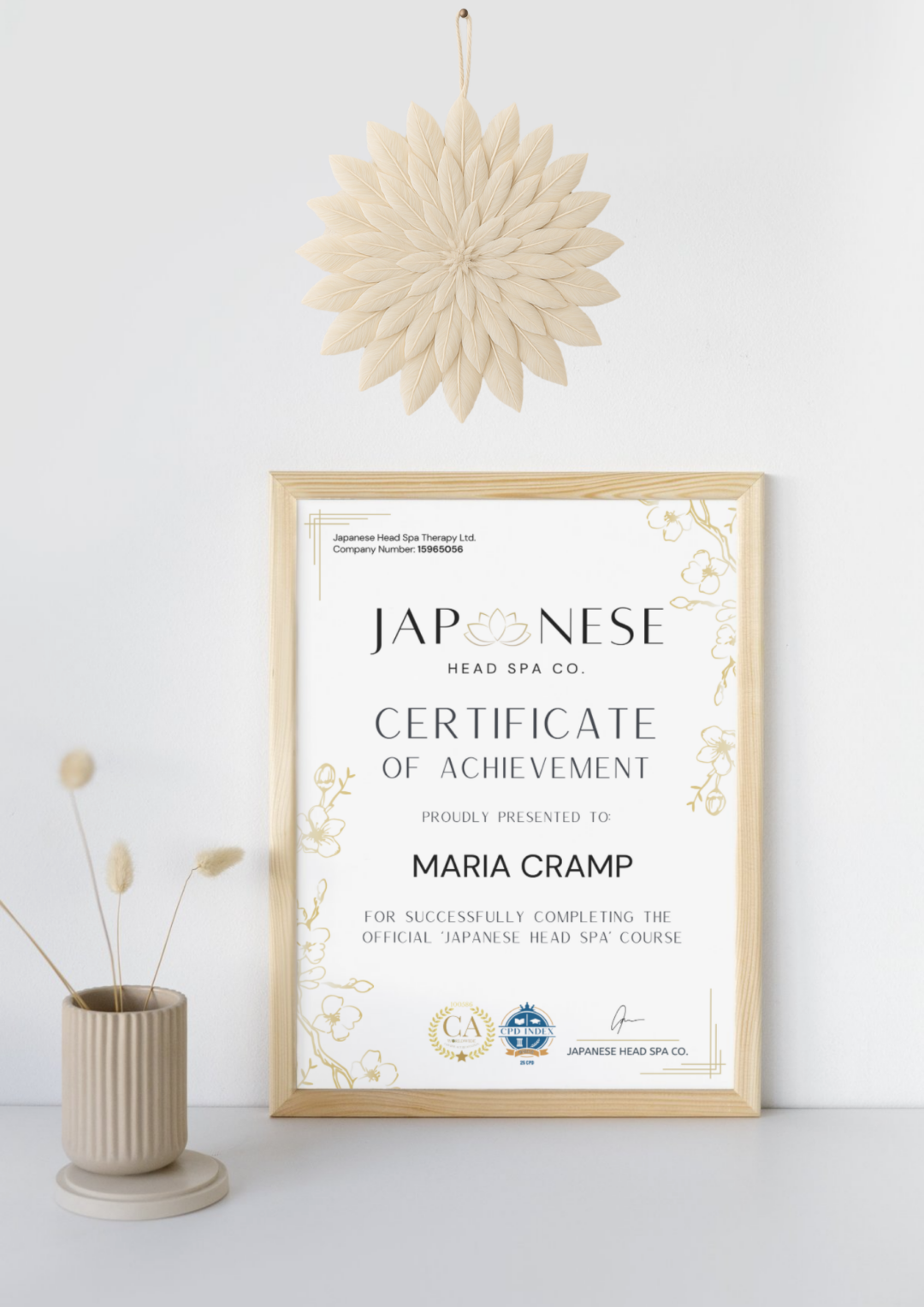 Hard Copy Certificate