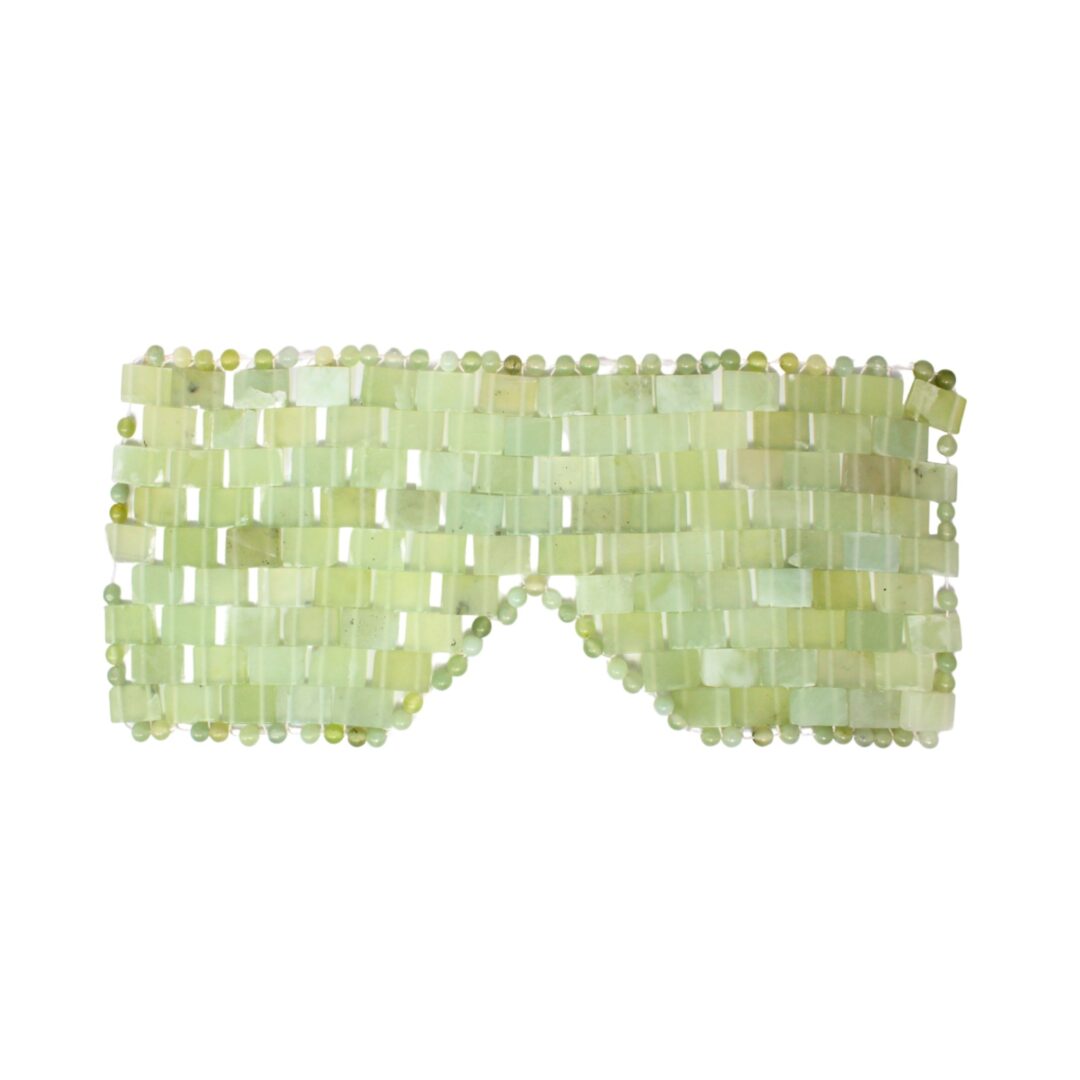 Gua Sha Green Stone Eye Mask