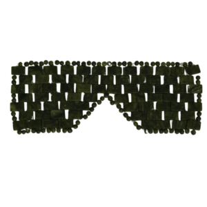 Gua Sha Dark Green Stone Eye Mask