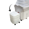 Mobile Drainage - Slop Pail 50L - for White Non Plumbed Head Spas