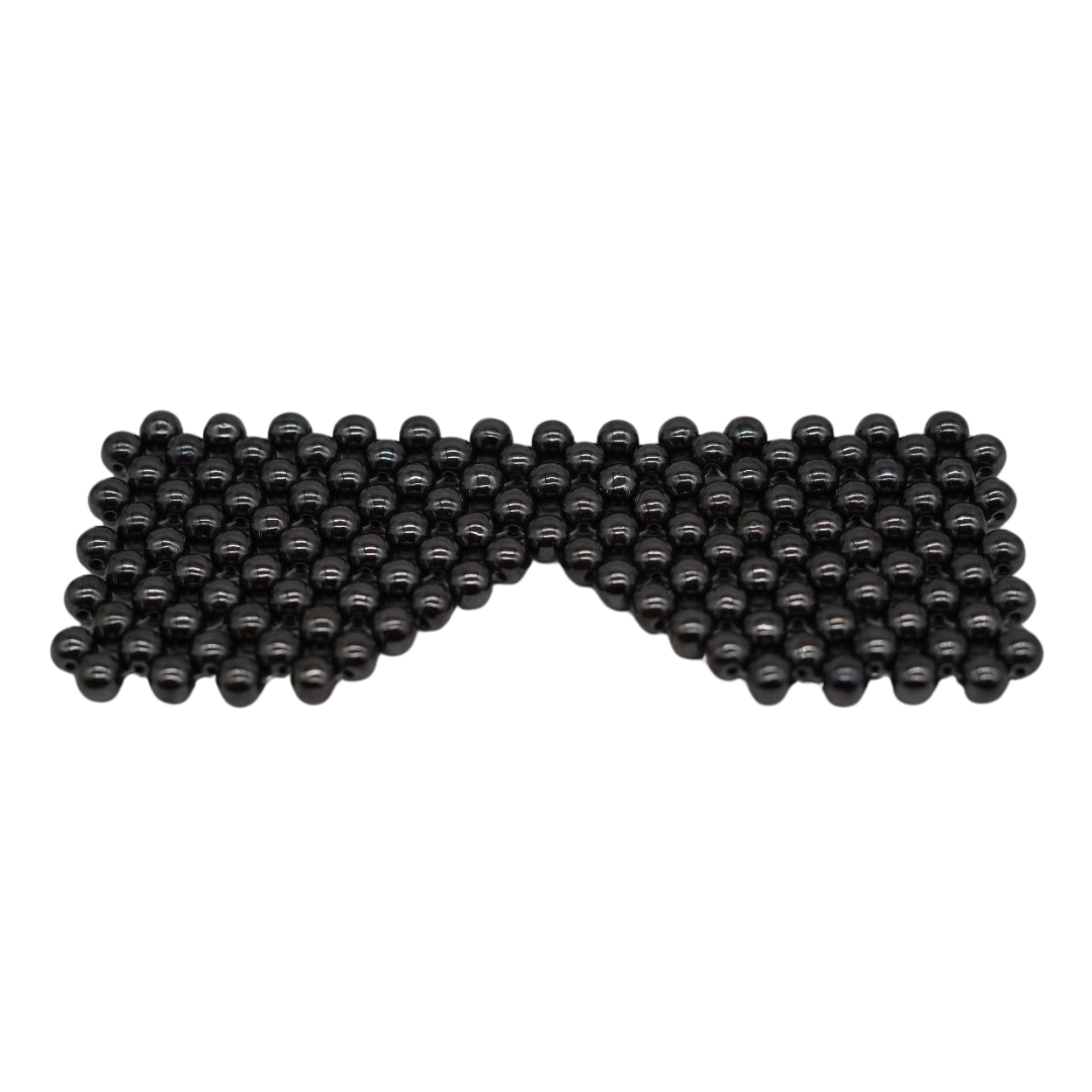 Round Metal Bead Eye Mask