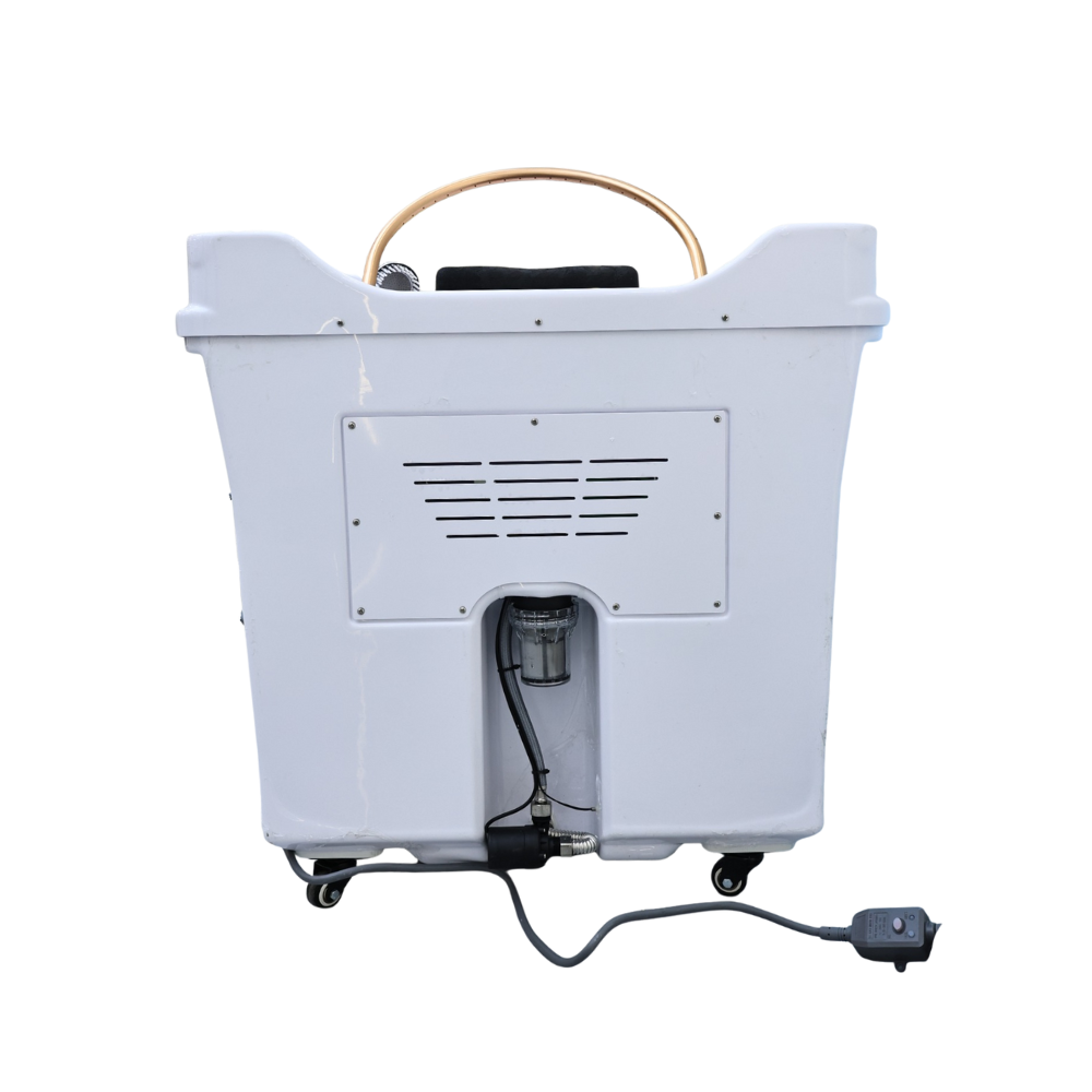 Japanese Head Spa White Portable Unit with Mobile Wastewater Tank- Non-Plumbed