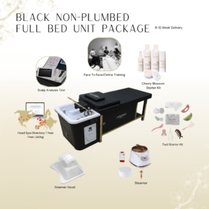 Black Full Bed Unit with Gold Frame - Non-Plumbed with Online Training | Show Offer