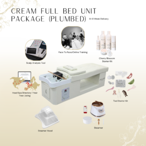 Cream Full Bed Unit Plumbed with Online Training | Show Offer