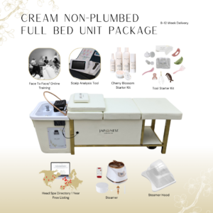 Cream Full Bed Unit with Gold Frame Non-Plumbed with Online Training | Show Offer