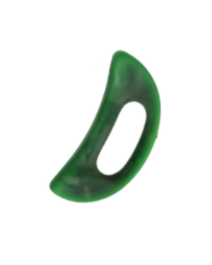 Half Moon - Green Neck and Shoulder Scraping Massage Tool