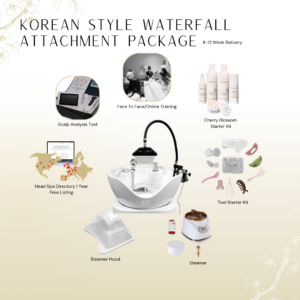 Korean Style Waterfall Attachment with Face-To-Face Training | Show Offer